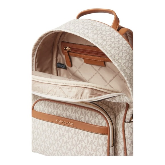 Michael Kors Beige and Tan Backpack - Picture 8 of 8